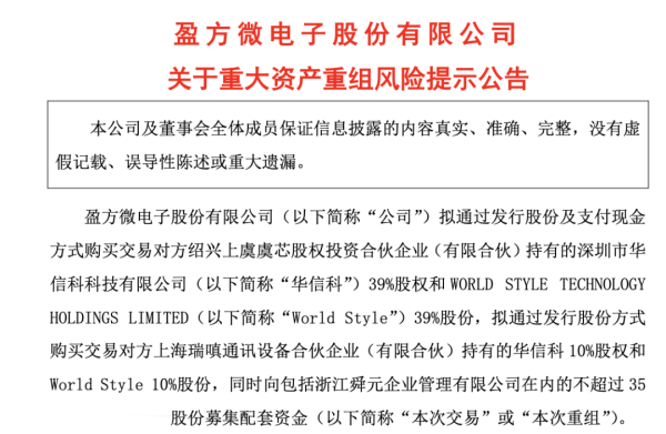 期貨配資交易 7.33億元重組, 突生變數